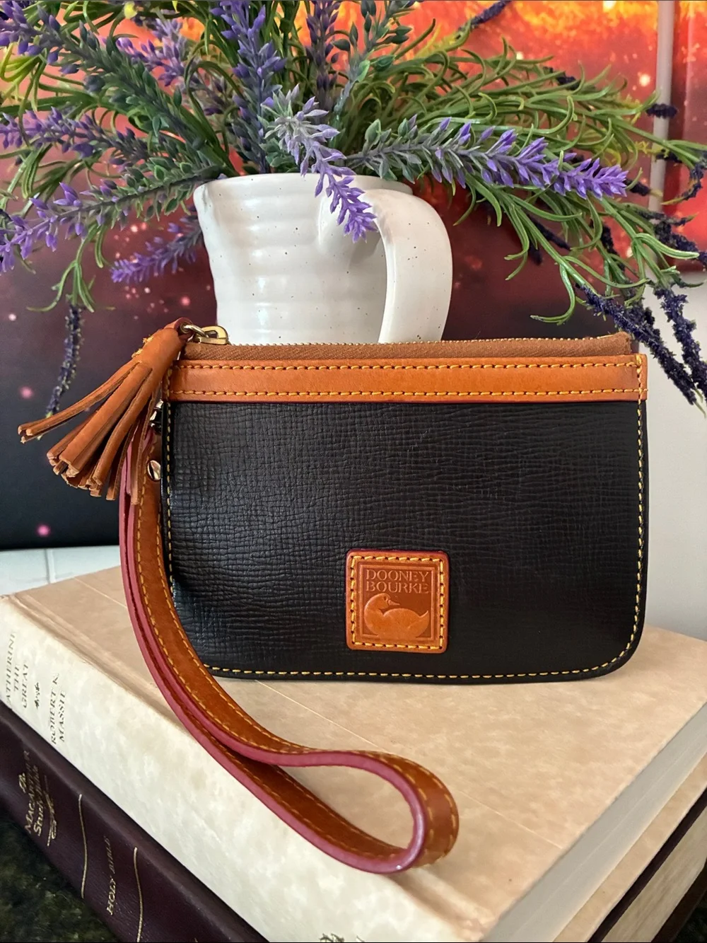 Dooney & Bourke Mini Leather Wristlet
